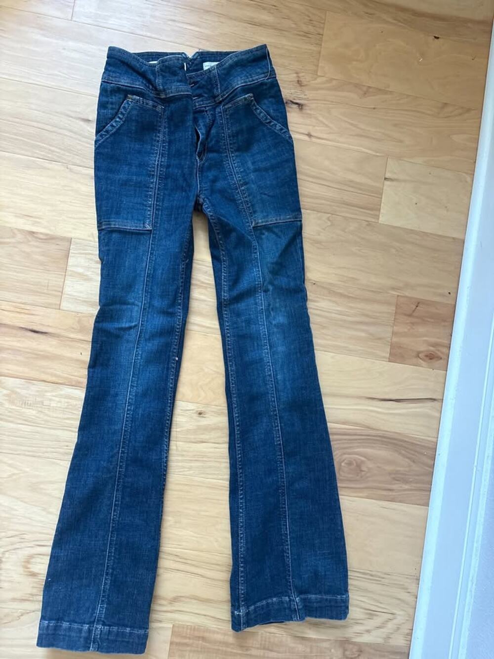 Pilcro Anthropologie High Rise Trouser Bootcut Jeans - Size 26